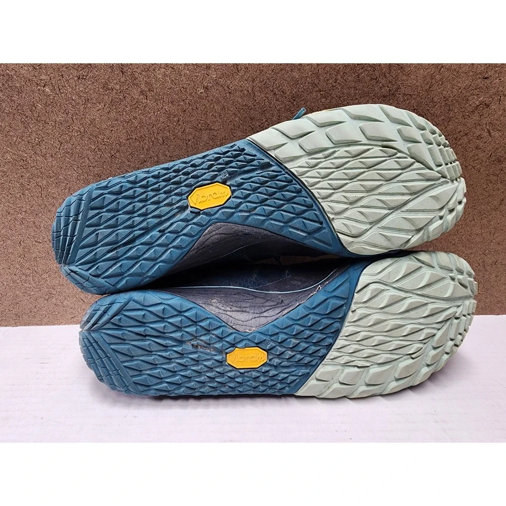 Merrell Trail Glove Barefoot Sneakers Teal Blue Mesh Minimalist Sz 10